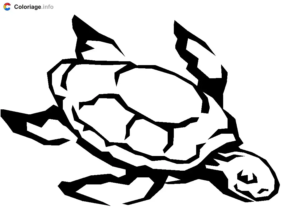 Sea Turtle coloring page to print