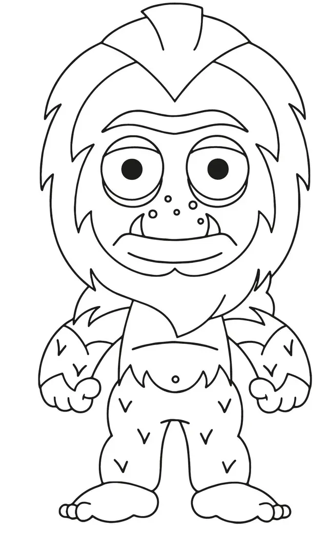 Coloriage Trog - Fortnite à imprimer
