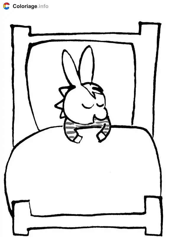 Trotro Gets Sleepy coloring page to print