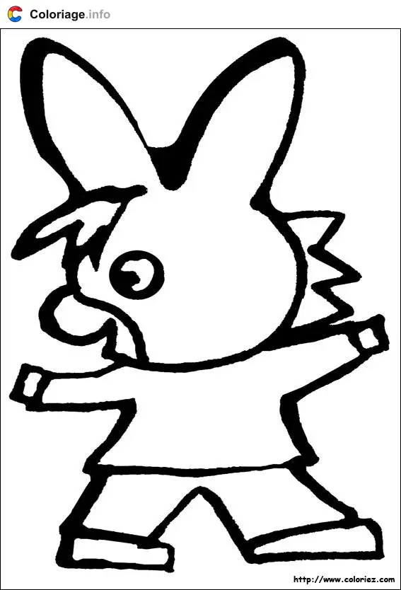 Trotro Loves to Dance coloring page to print