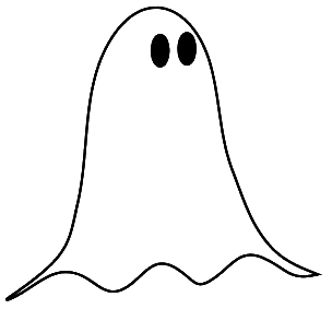 Coloriage Un Fantôme Colorier - Halloween fantome à imprimer