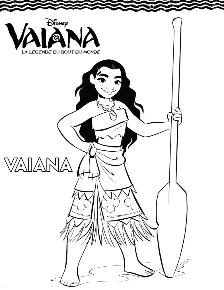 Ausmalbild Vaiana Disney Ausmalbilder zum Ausdrucken