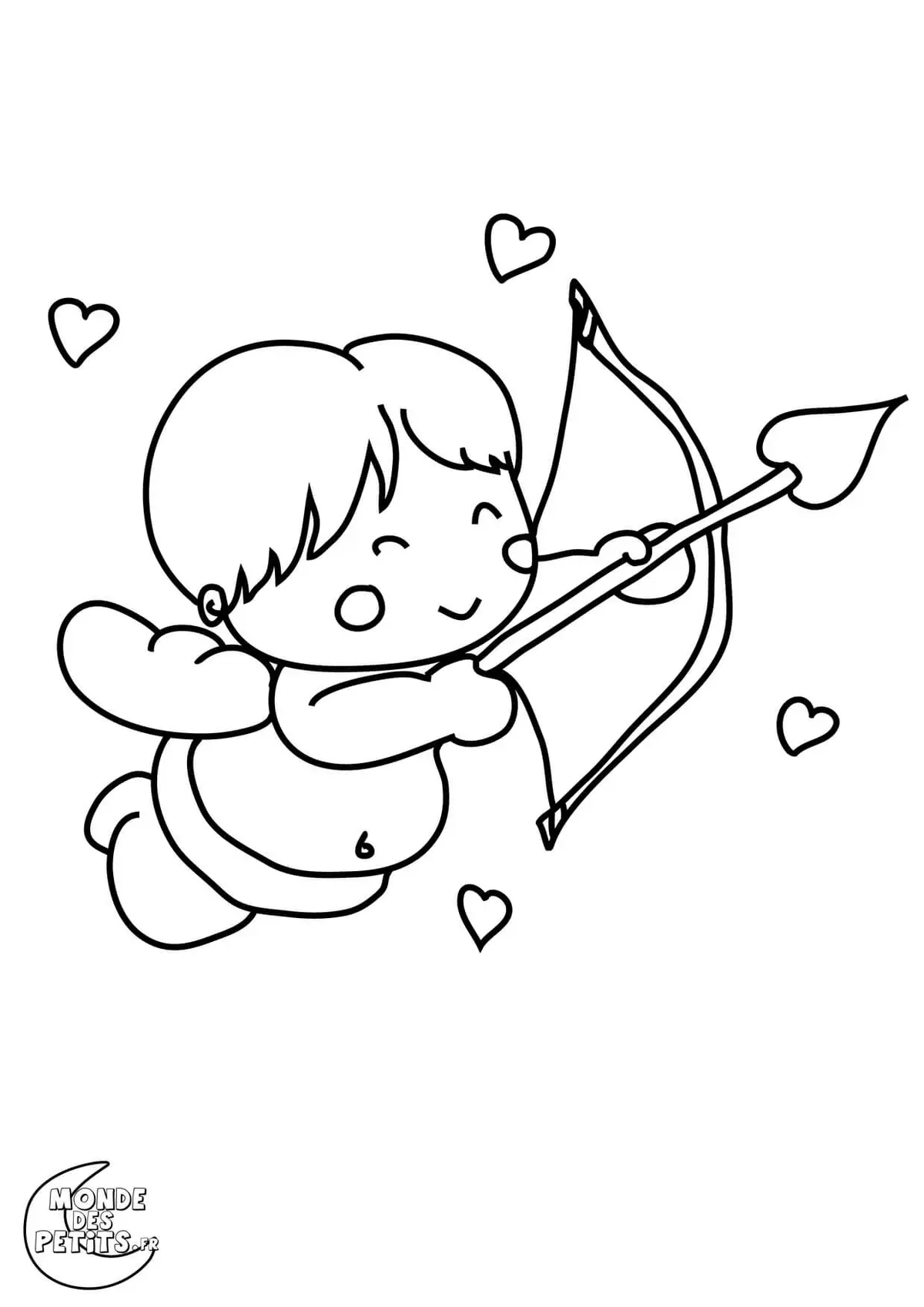 Valentin Angels - Titounis coloring page to print