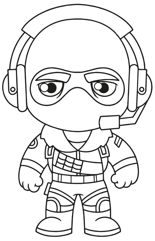 Coloriage Velocite - Fortnite à imprimer