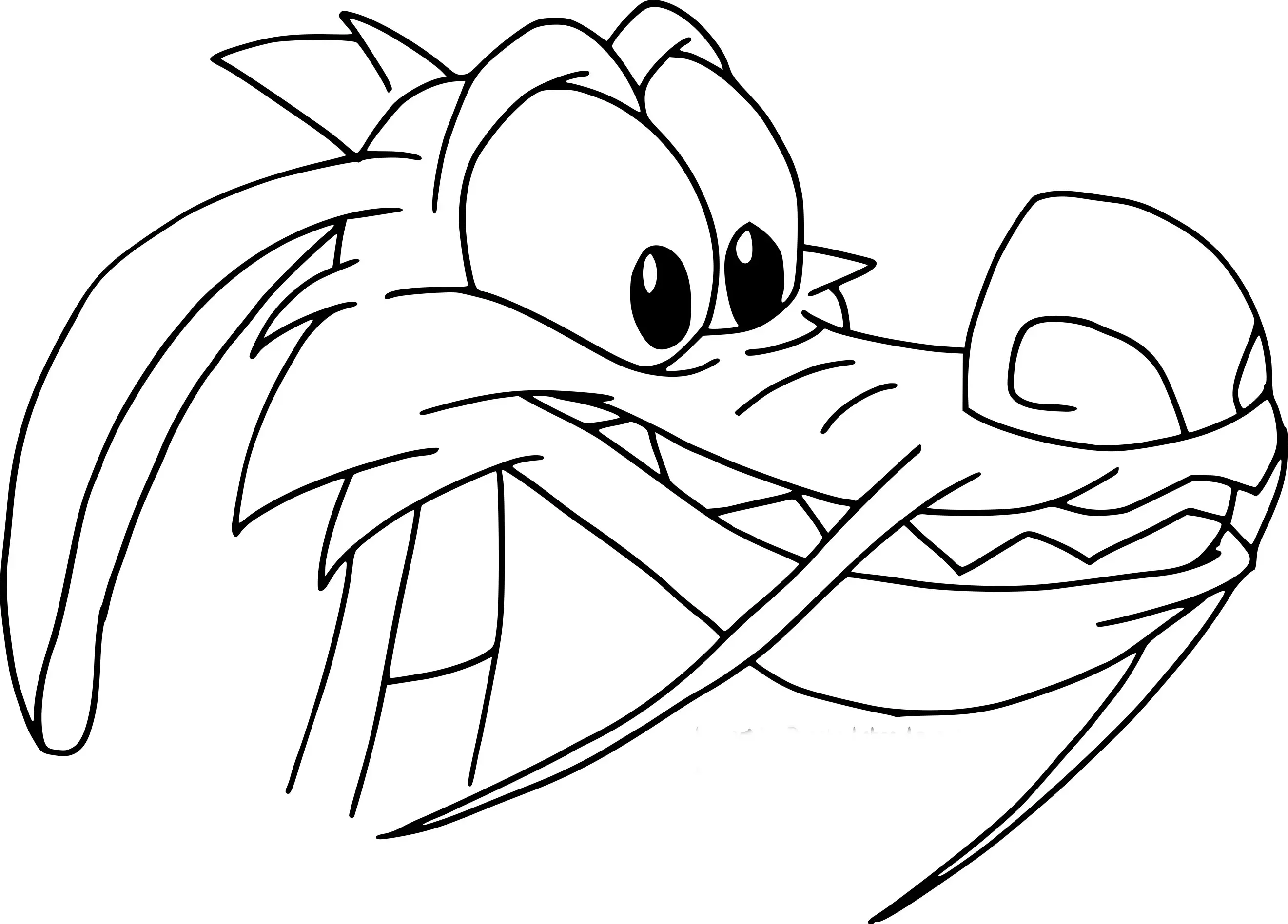 Coloriage Visage De Mushu - Mulan à imprimer