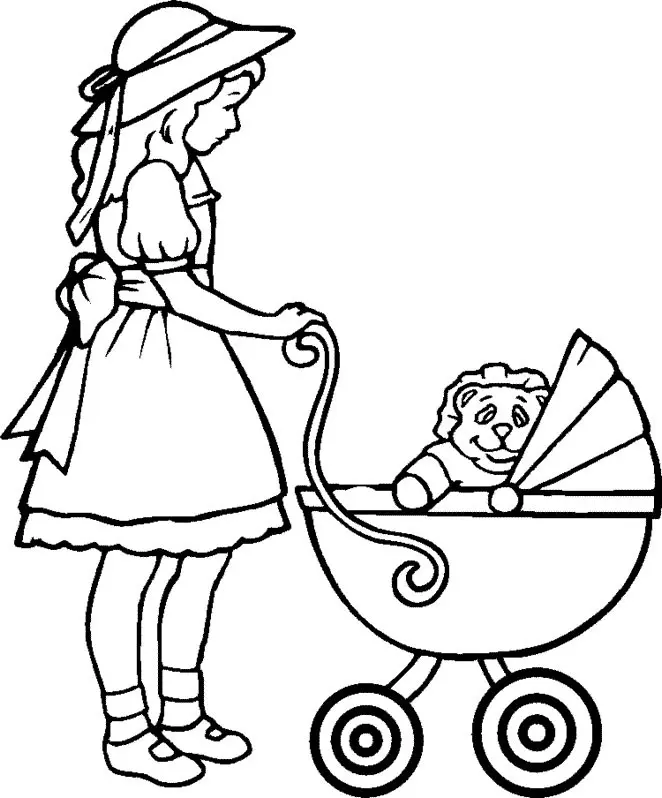 Coloriage Voiture Bébé - Bébé à imprimer