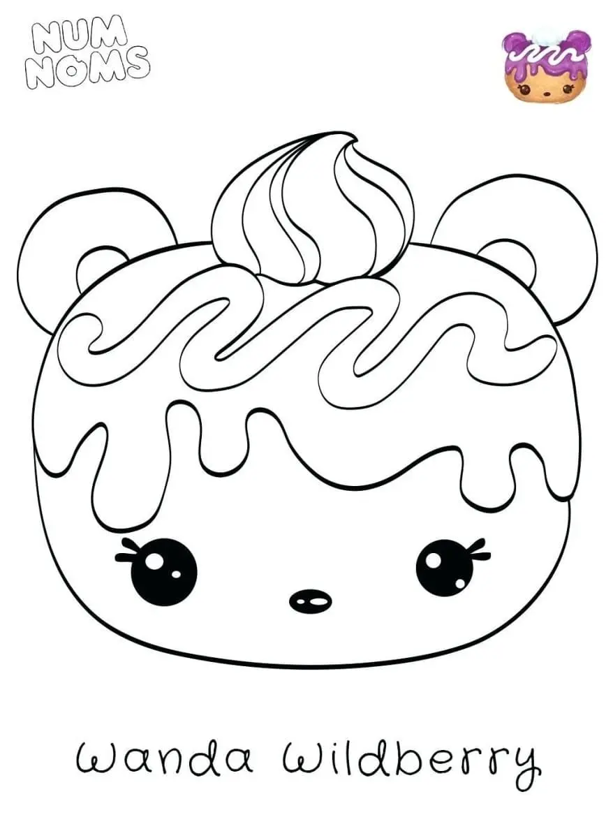 Coloriage Wanda Wildberry - Num noms à imprimer