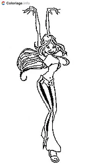 Coloriage Winx 001 - Winx à imprimer
