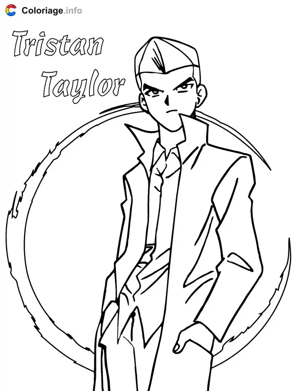 Coloriage YuGiOh 008 - Yu-Gi-Oh! à imprimer