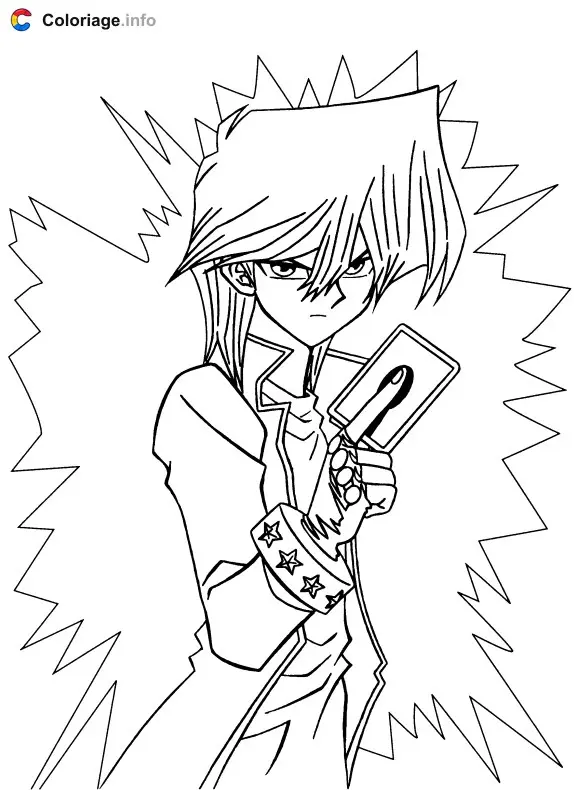 Coloriage YuGiOh 011 - Yu-Gi-Oh! à imprimer