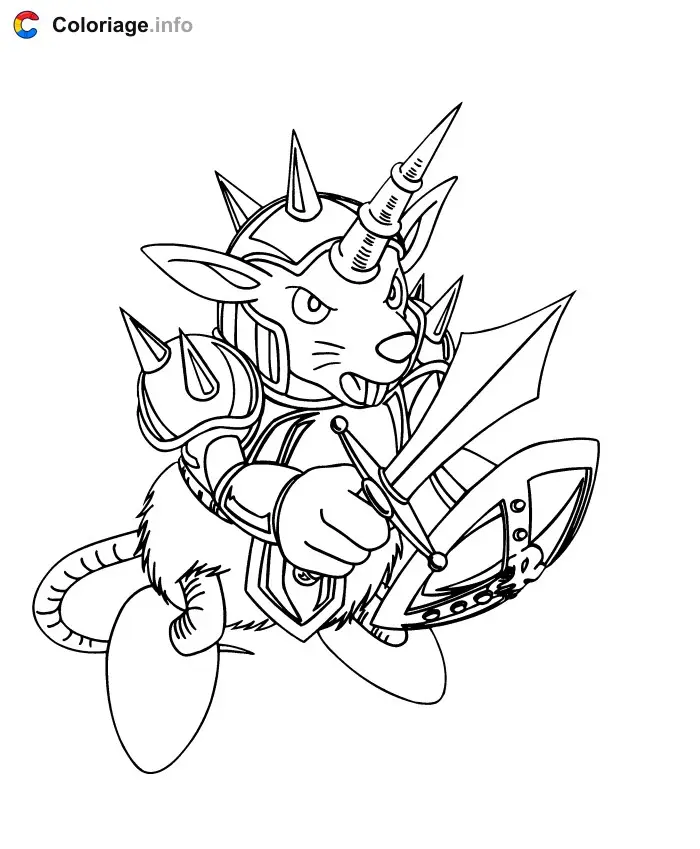 Coloriage YuGiOh 012 - Yu-Gi-Oh! à imprimer