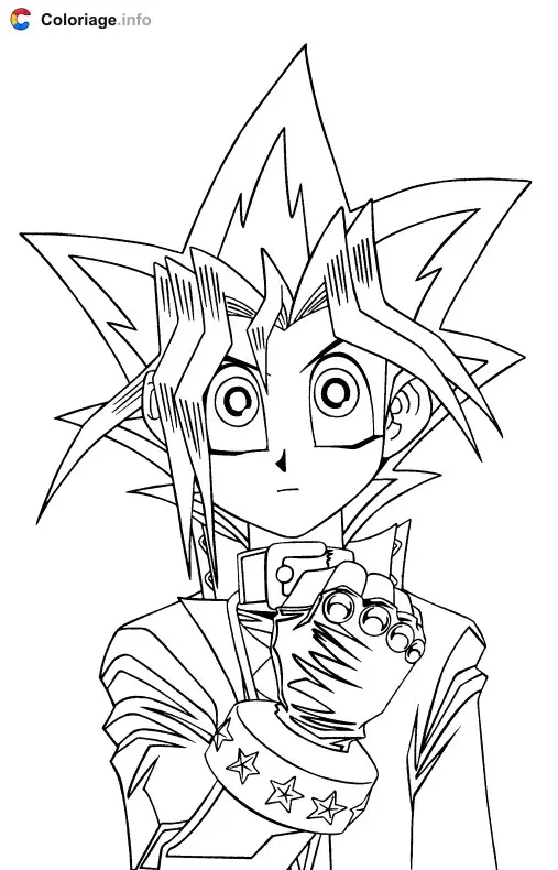 Coloriage YuGiOh 014 - Yu-Gi-Oh! à imprimer