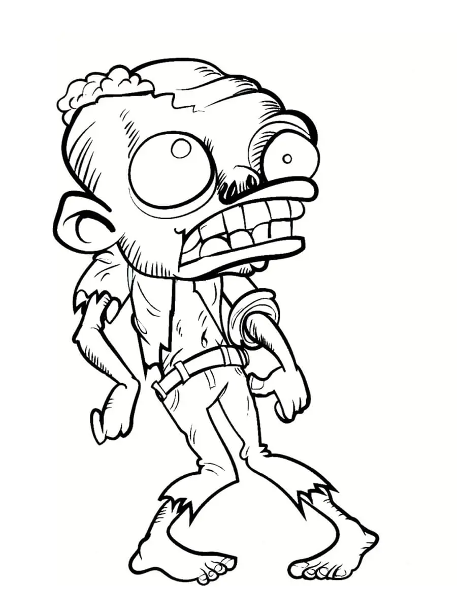 Disegno di Zombie Davvero Bruttissimo da stampare