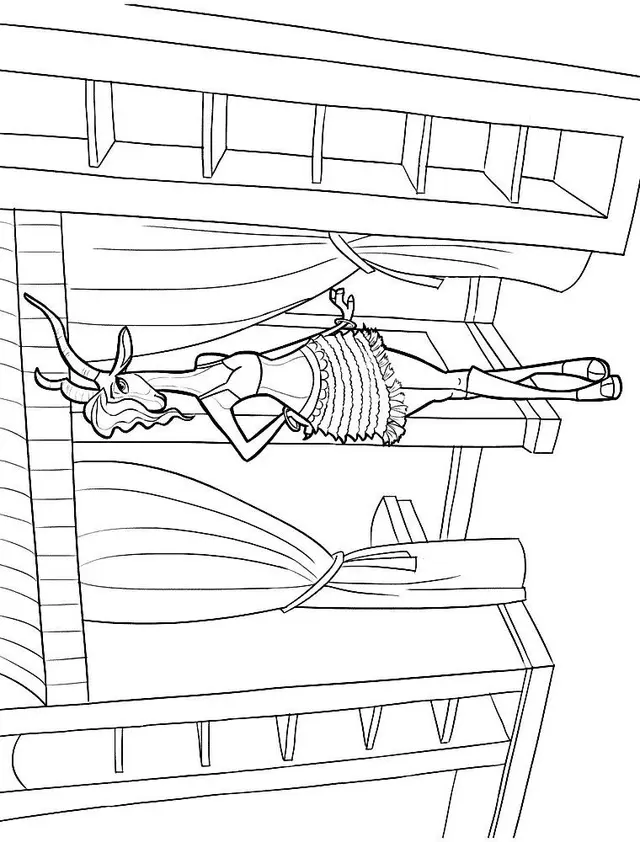 Coloriage Zootopia Gazelle - Zootopie à imprimer