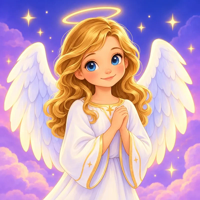 Coloriage Ange