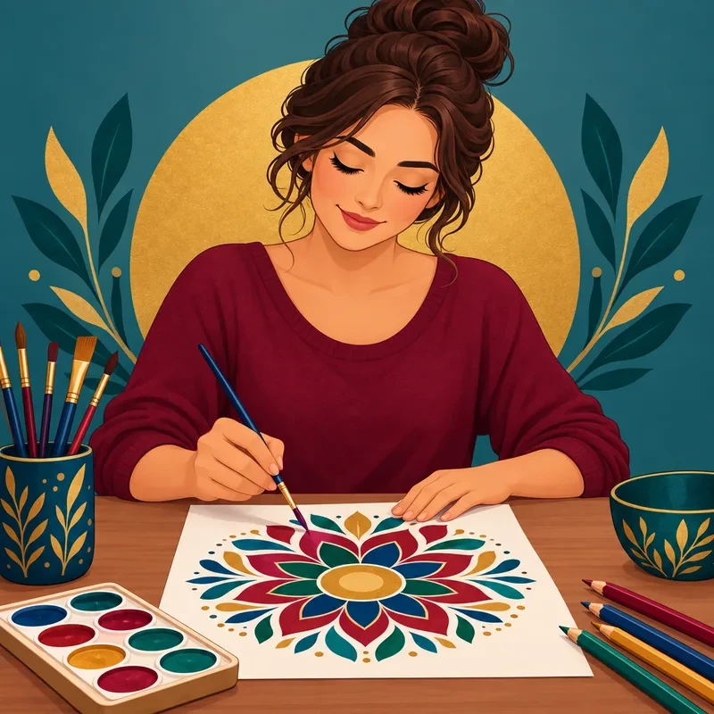 Coloriage Art therapie