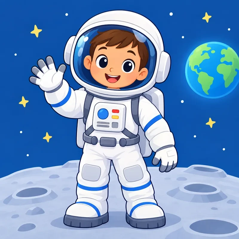 Coloriage Astronaute