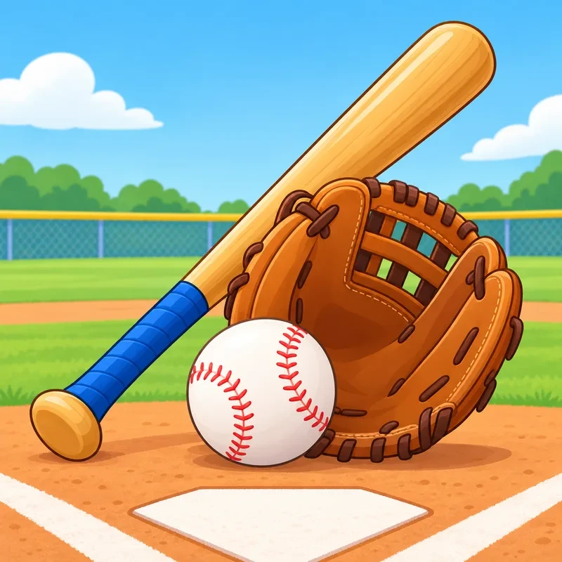 Disegni di baseball da colorare