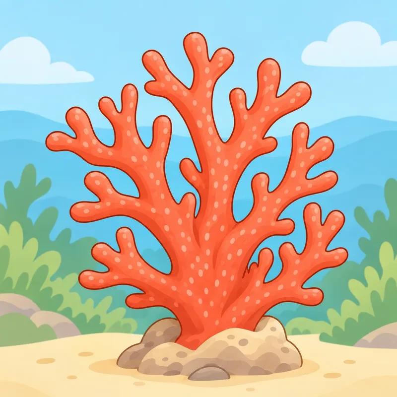 Coloriage Corail