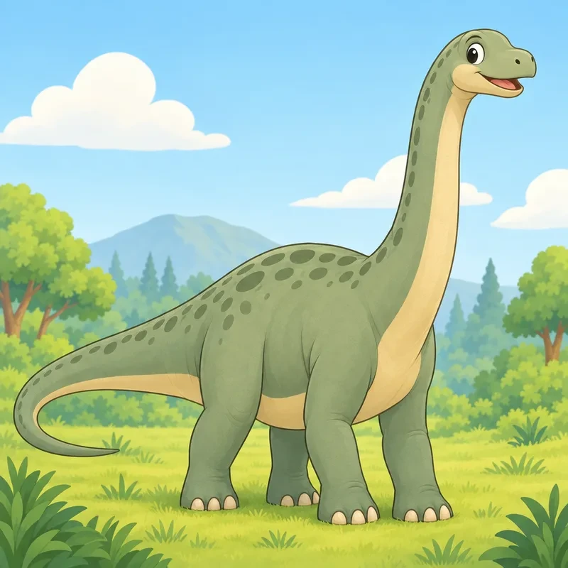 Coloriage Diplodocus