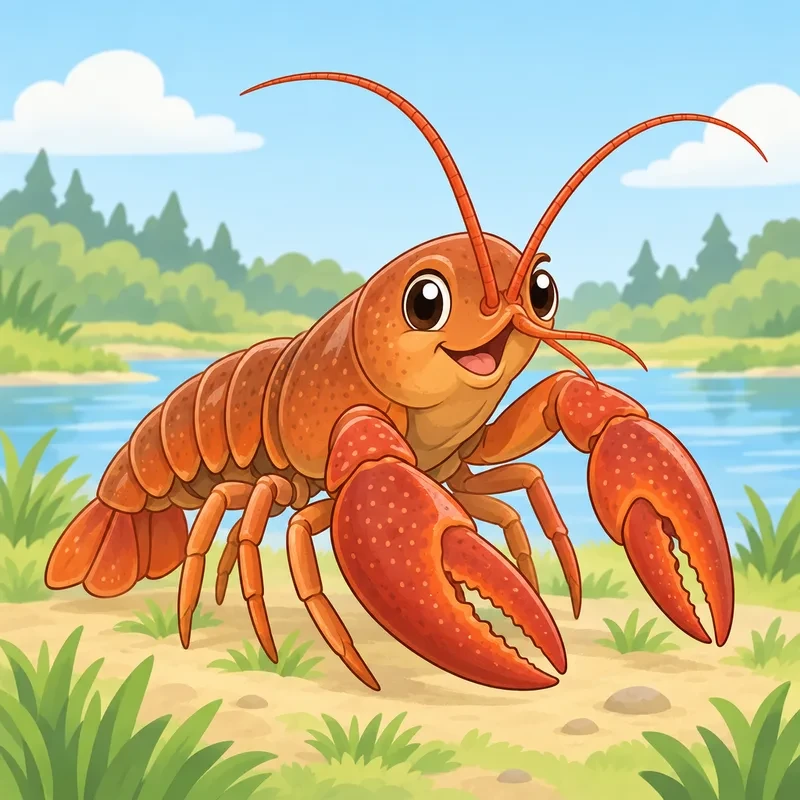 Crayfish Coloring Pages