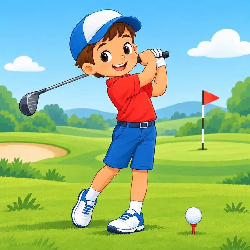 Disegni di golf da colorare