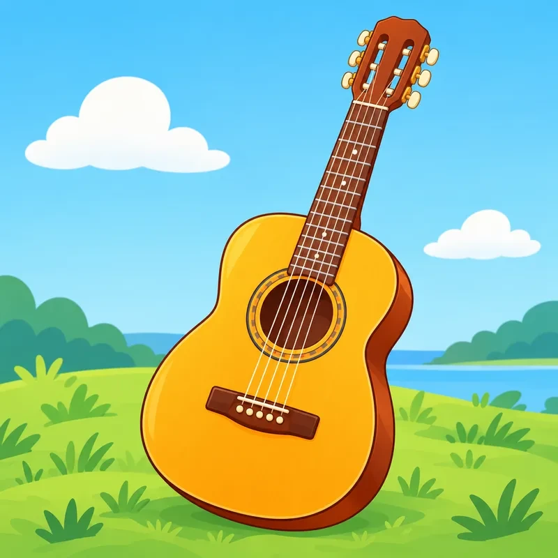 Coloriage Guitare