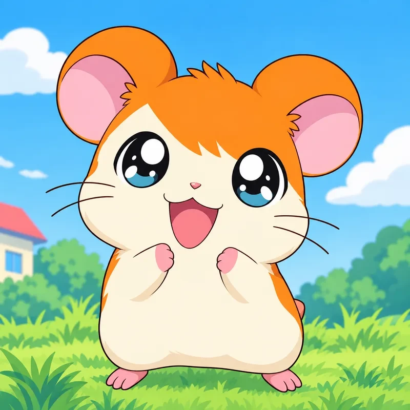 Hamtaro kolorowanki do druku za darmo