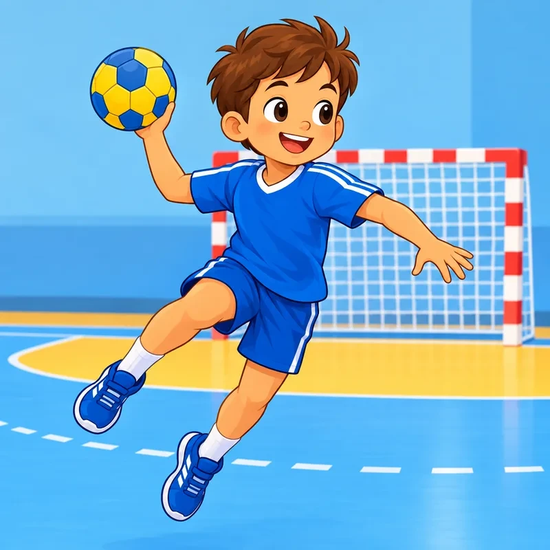 Disegni di handball da colorare