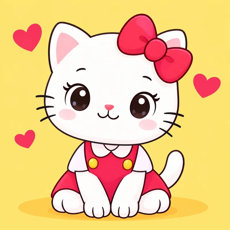 Coloriage Hello kitty