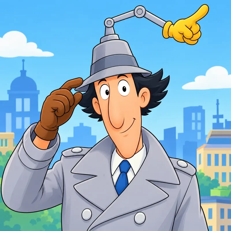 Inspektor Gadget kolorowanki do druku