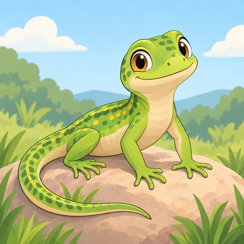 Coloriage Lézard
