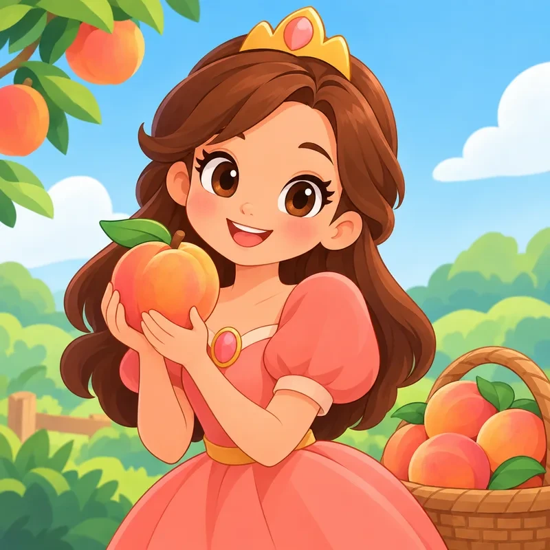 Peach kolorowanki do druku