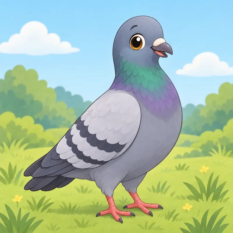 Coloriage Pigeon