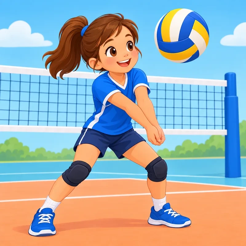 Disegni di pallavolo da colorare