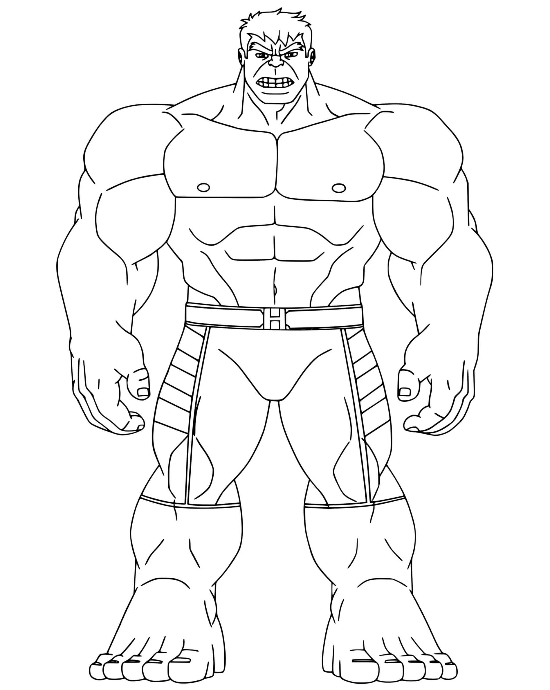 Coloriage Hulk