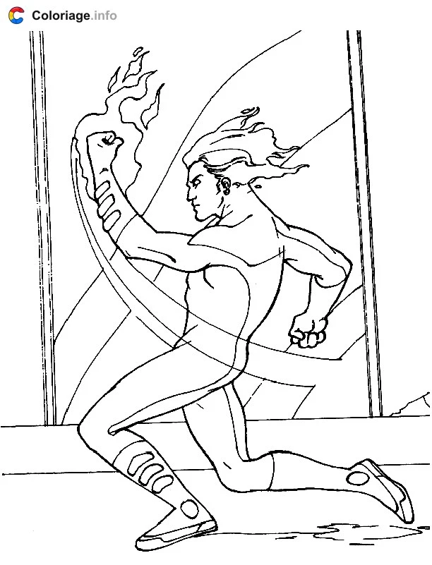 Coloriage Les 4 Fantastiques