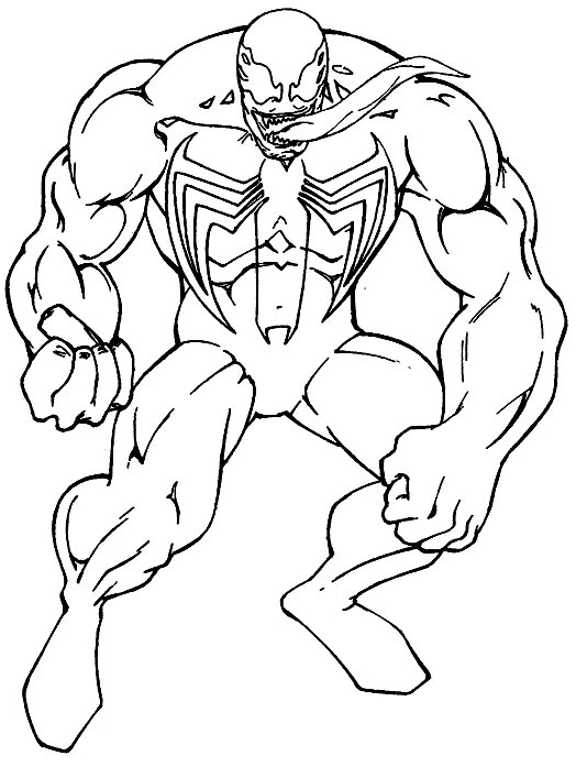 Coloriage Venom