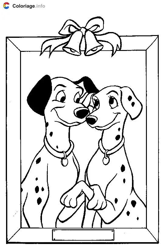 Coloriage 101 Dalmatiens 009 - Les 101 Dalmatiens à imprimer