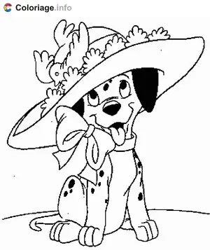 Coloriage 101 Dalmatiens 016 - Les 101 Dalmatiens à imprimer