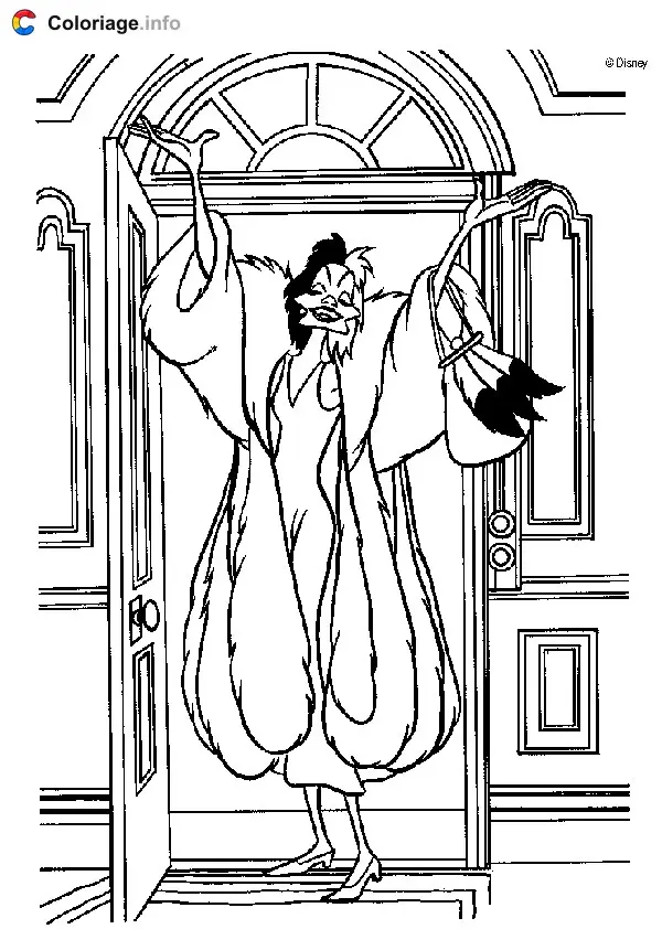 Coloriage 101 Dalmatiens 022 - Les 101 Dalmatiens à imprimer