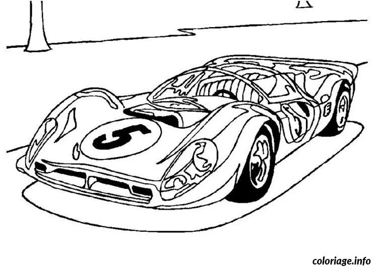 Coloriage Voitures ferrari - Ferrari à imprimer