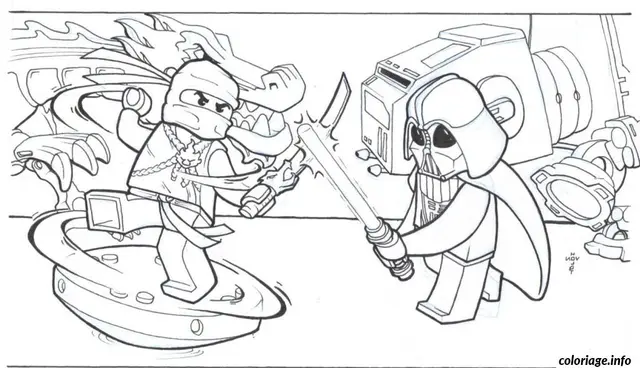 Coloriage Lego Ninjago - Pages à Colorier - Ninjago à imprimer