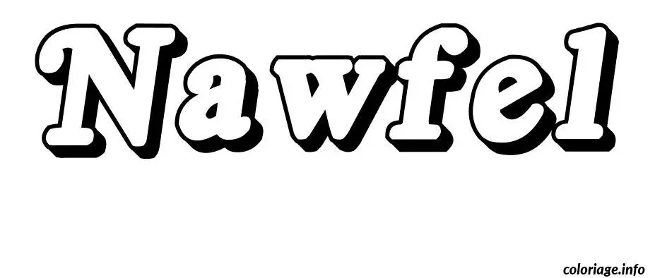 Nawfel coloring page to print