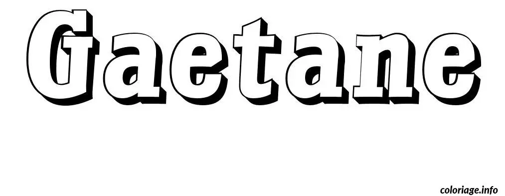 Gaetane coloring page to print