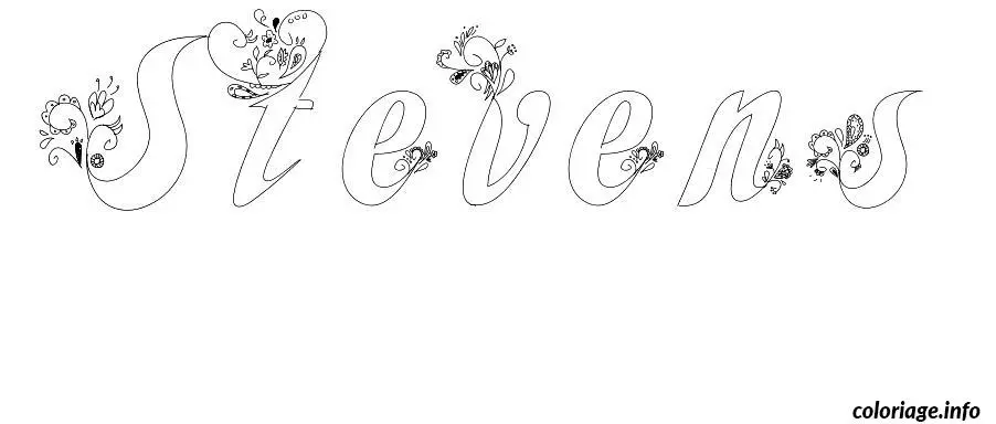 Stevens coloring page to print