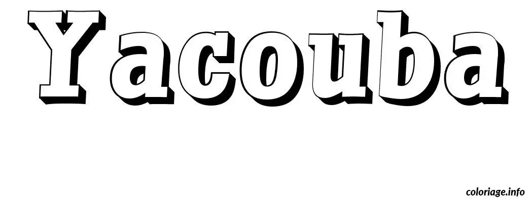 Yacouba coloring page to print