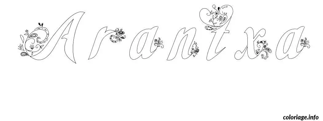 Arantxa coloring page to print