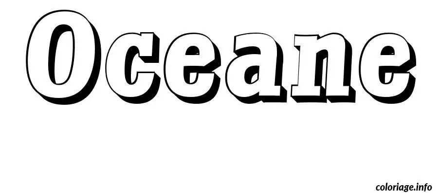 Oceane coloring page to print