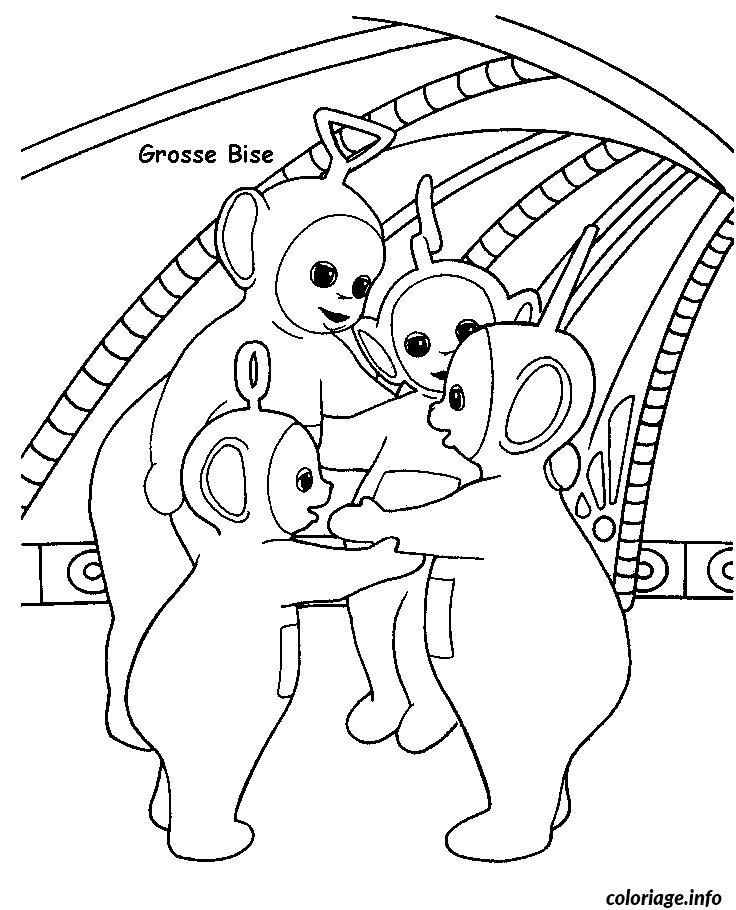 Teletubbies Enchanted Adventure coloring page to print